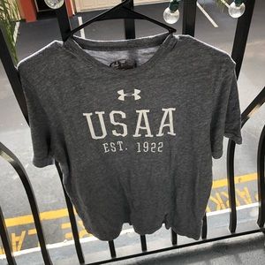 USAA Insurance Super Soft Gray Unisex Tee Size M
